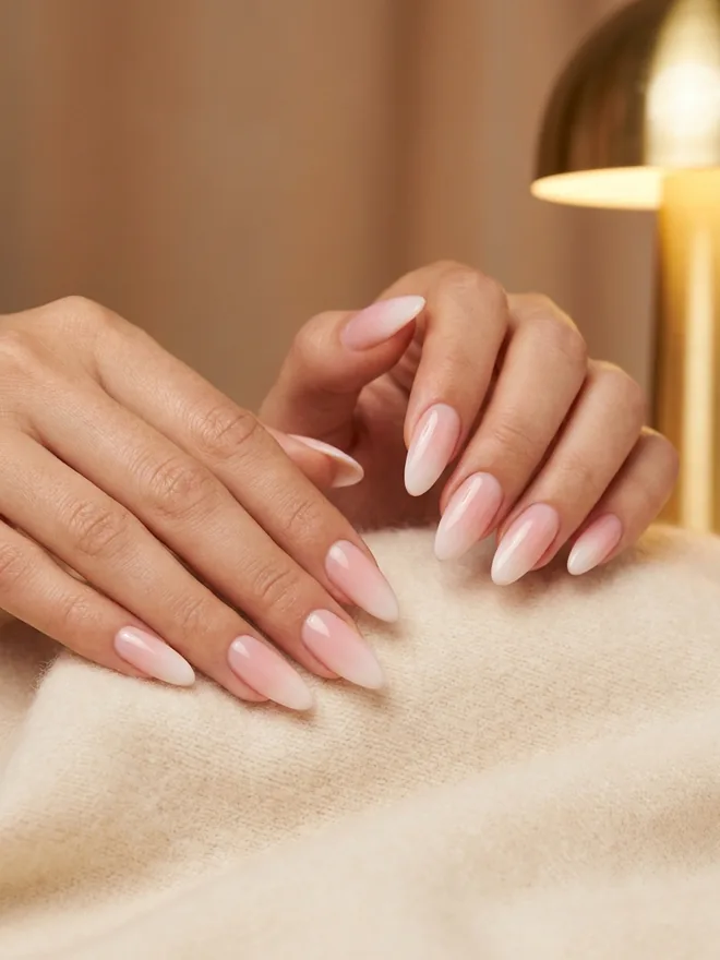 Ombré baby boomer — Manucure Nîmes